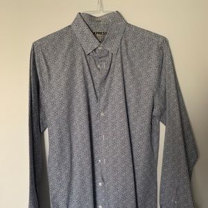 Express Fitted Mens Dress Shirt